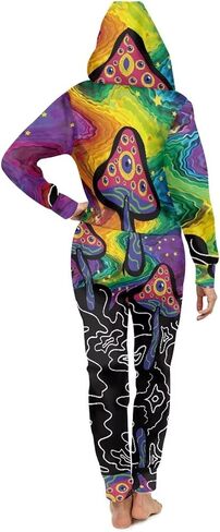 Coloranimal للجنسين النساء الرجال نيسيي بذلة الموضة الجدة قطعة واحدة بيجامة مجموعة مع جيب نوم رومبير حجم S-4XL in Kuwait