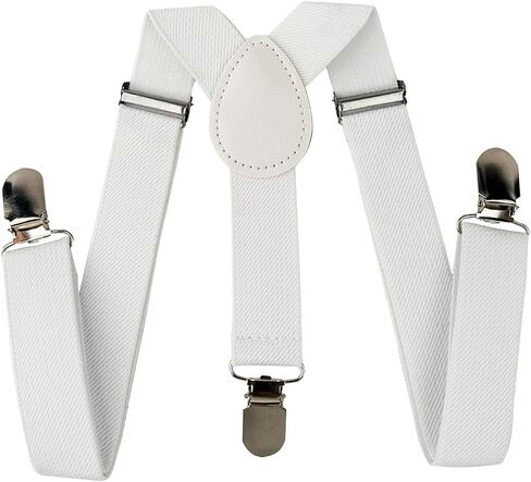 Child Kids Suspenders Bowtie Set Adjustable Elastic Y-Back Design with Strong Metal Clips for Boys and Girls in Saudi Arabia