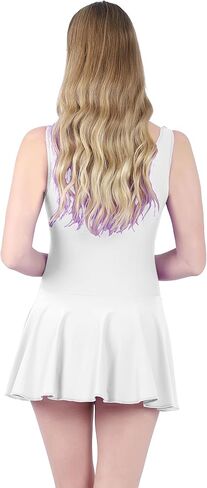 Aoylisey Women's Tank Ballet Dance Skirted Leotard Gymnastics Sleeveless Bodysuits Ballerina Outfit HF0366 in Saudi Arabia