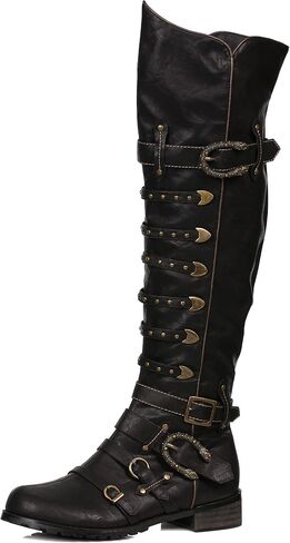 Ellie Shoes Men's 158-punk Combat Boot in Kuwait