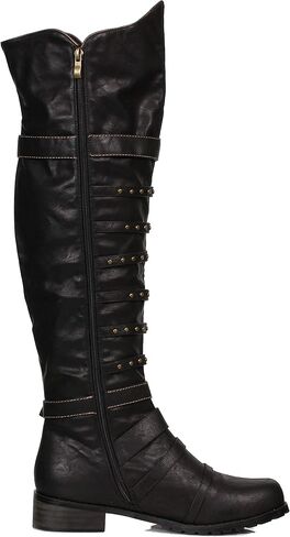 Ellie Shoes Men's 158-punk Combat Boot in Kuwait