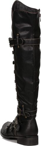 Ellie Shoes Men's 158-punk Combat Boot in Kuwait