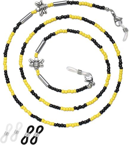 ERNAULO Glasses Chain for Women Eyeglass Chain Eye Glasses Holders Around Neck Beaded Eyeglass Chains for Women in Saudi Arabia
