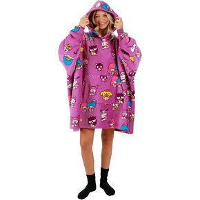 Adult Hello Kitty & Friends Oversized Hoodie Blanket Wearable Blanket-OSFA Purple in Saudi Arabia