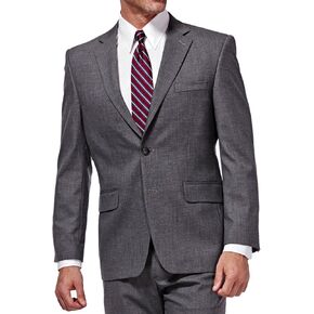 Haggar Men's Premium Stretch Classic Fit Suit Separates-Pants, Medium Grey-Jacket, 48 Regular in Kuwait