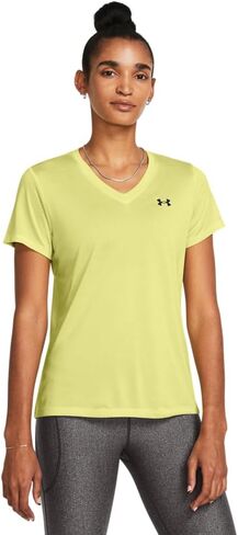 تي شيرت نسائي من Under Armour بأكمام قصيرة ورقبة على شكل حرف V in Kuwait