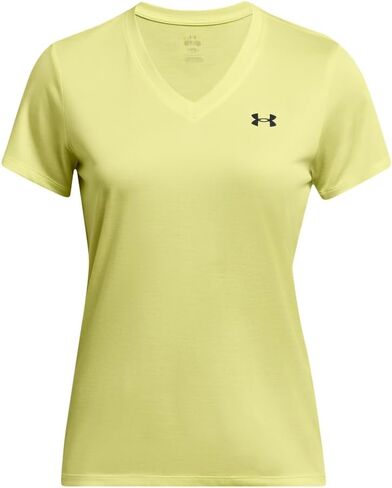 تي شيرت نسائي من Under Armour بأكمام قصيرة ورقبة على شكل حرف V in Kuwait