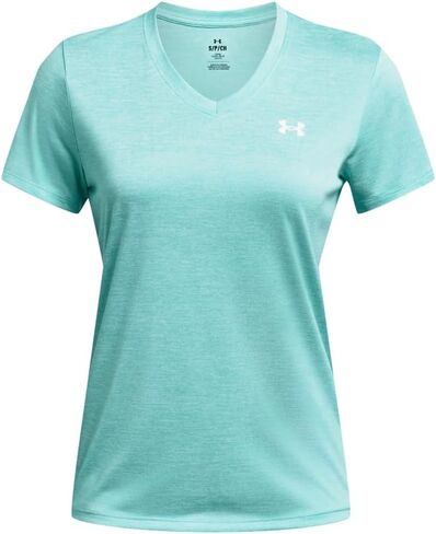 تي شيرت نسائي من Under Armour بأكمام قصيرة ورقبة على شكل حرف V in Kuwait