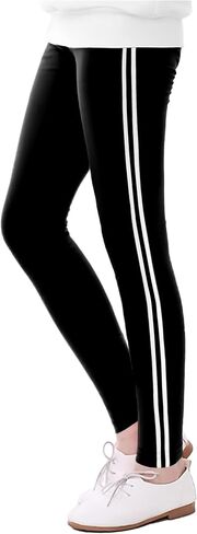 KSK KAISHEK عبوة من قطعتين من السراويل ذات الخطوط الجانبية الكلاسيكية القابلة للتمدد للفتيات من عمر 4 إلى 13 عامًا in Kuwait