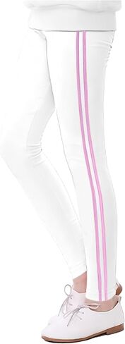 KSK KAISHEK عبوة من قطعتين من السراويل ذات الخطوط الجانبية الكلاسيكية القابلة للتمدد للفتيات من عمر 4 إلى 13 عامًا in Kuwait