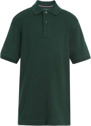Tommy Hilfiger Kids' Short Sleeve Interlock Co-ed Polo Shirt, Boys & Girls School Uniform Clothes in Saudi Arabia
