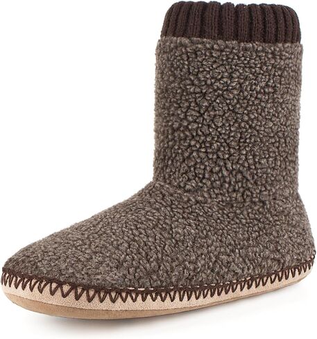 cosyone1997 شباشب مريحة للرجال في الأماكن المغلقة، أحذية منزلية غامضة مع نعال مانعة للانزلاق، جوارب موكاسين دافئة ناعمة، هدايا شتوية لعيد الميلاد الفريد in Kuwait