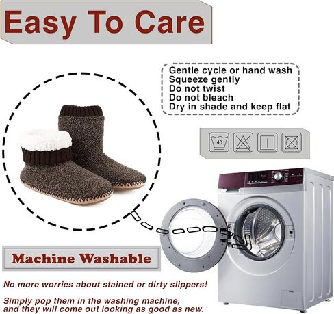 cosyone1997 شباشب مريحة للرجال في الأماكن المغلقة، أحذية منزلية غامضة مع نعال مانعة للانزلاق، جوارب موكاسين دافئة ناعمة، هدايا شتوية لعيد الميلاد الفريد in Kuwait