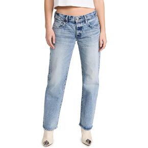 MOUSSY VINTAGE Women's MV Joelton Straight Low Jeans in Kuwait