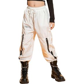 Happy Cherry Kids Girl Hip Hop Outfits Casual Loose Dance Joggers Lightweight Spring Fall Trousers 2023 3-15 Years