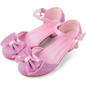 ReliBeauty Girl’s Princess Costume Shoes Wedding Party Low Heel