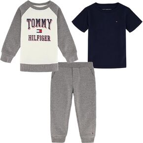 Tommy Hilfiger Boys 3 Crew Fleece Set in Kuwait