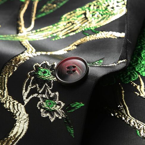 Rogers & Morris Blazer for Men Casual Slim fit Suit Jacket Dress Party Floral Men's Sport Coat Chaqueta de Traje para Hombre in Kuwait