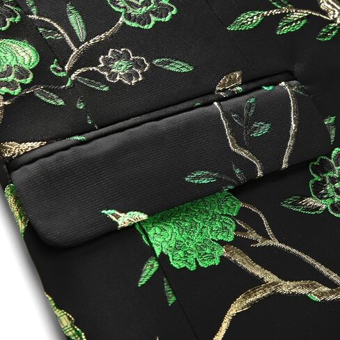 Rogers & Morris Blazer for Men Casual Slim fit Suit Jacket Dress Party Floral Men's Sport Coat Chaqueta de Traje para Hombre in Kuwait