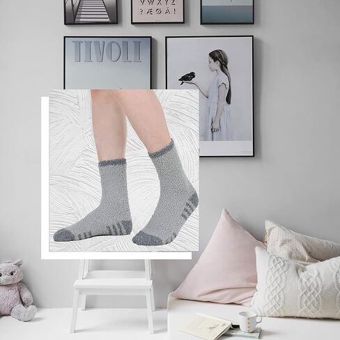 Century Star Fuzzy Socks Cozy Fluffy Warm Socks for Men Super Soft Winter Indoors Home Sleeping Christmas Socks in Saudi Arabia