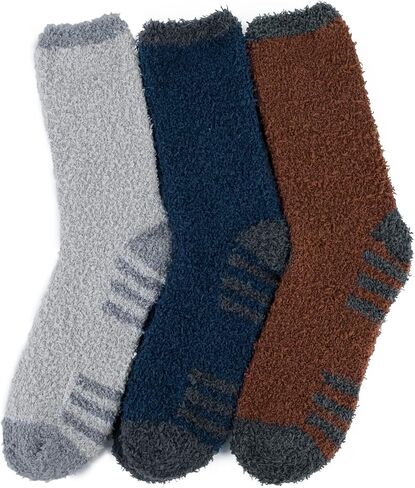 Century Star Fuzzy Socks Cozy Fluffy Warm Socks for Men Super Soft Winter Indoors Home Sleeping Christmas Socks in Saudi Arabia