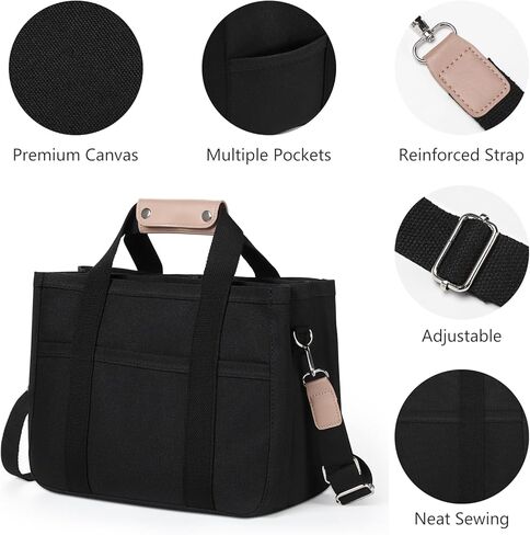 حقيبة حمل من القماش من سيتور، حقيبة هوبو متعددة الجيوب للنساء، حقيبة كتف من القماش ذات سعة كبيرة in Kuwait