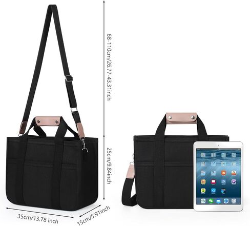 حقيبة حمل من القماش من سيتور، حقيبة هوبو متعددة الجيوب للنساء، حقيبة كتف من القماش ذات سعة كبيرة in Kuwait