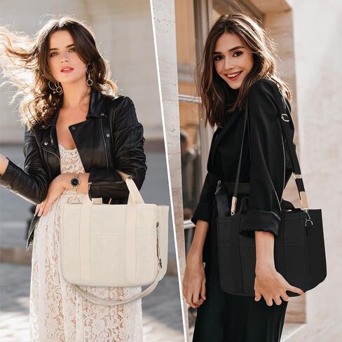 حقيبة حمل من القماش من سيتور، حقيبة هوبو متعددة الجيوب للنساء، حقيبة كتف من القماش ذات سعة كبيرة in Kuwait