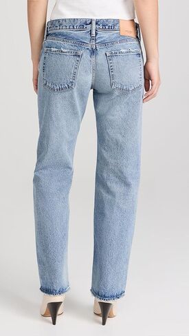 بنطال الجينز النسائي MV Joelton من MOUSSY VINTAGE ذو قصة مستقيمة ومنخفضة in Kuwait