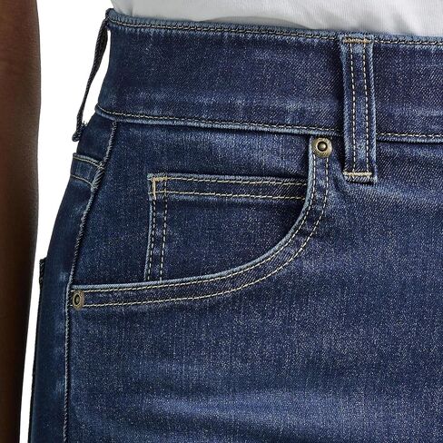 لي/ مارك بنطلون جينز ضيق بخصر مرتفع مريح للغاية مع حركة مرنة للنساء in Kuwait