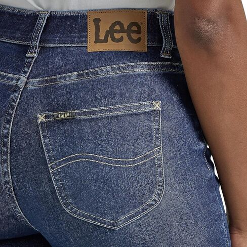 لي/ مارك بنطلون جينز ضيق بخصر مرتفع مريح للغاية مع حركة مرنة للنساء in Kuwait