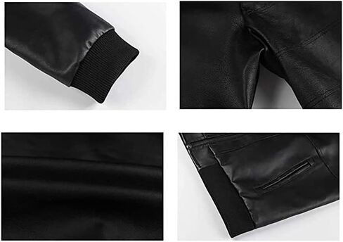 Umbrella Cosplay Men's Leather Jacket-Fall Resident Winter Vintage Motorcycle Biker Jacket with Removable Hood Costume,S-3XL in Kuwait