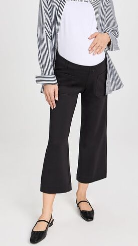 Ingrid & Isabel Women's Angle Length Wide Leg Ponte Pants in Kuwait