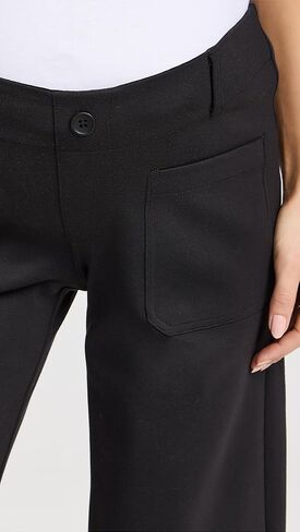 Ingrid & Isabel Women's Angle Length Wide Leg Ponte Pants in Kuwait