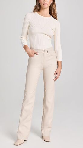 بنطال BLANKNYC نسائي من الجلد النباتي Hoyt Mini Boot Cut in Kuwait