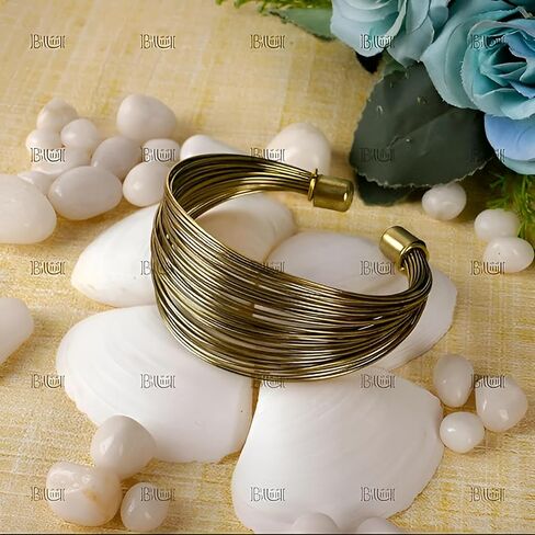 BiiU Stylish, durable, simple yet generous metal bracelet completes the casual or formal look, iron in Kuwait