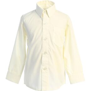 Formal Dude Boys Dress Shirts, Boys Button Down Shirt Long Sleeve, Toddler Boys Collared Shirts, Camisas de Vestir para Niños