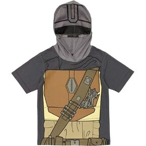 Star Wars Little Boys' Hooded T-Shirt with Mask