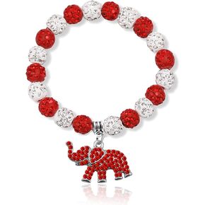 Sorority Paraphernalia Gift for Women Girls 1913 Greek Sorority Bracelet Red Elephant Charm Bracelet Sisterhood Graduation Jewelry in Saudi Arabia
