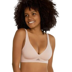 Niidor Seamless Wireless Bra V Neck Invisible Comfort Bra Breathable Wirefree Bralette Thin Soft Everyday Bra for Women in Kuwait