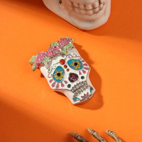 بروش حفلات الهالوين من ZMNNOPPAB للجمجمة للنساء، هدية عطلة الهالوين للأطفال والفتيات... in Kuwait