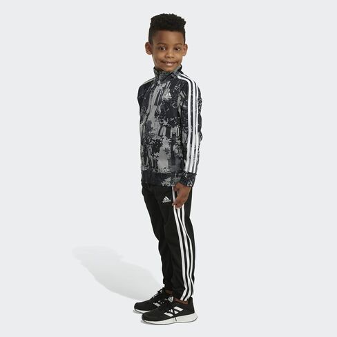 adidas C TRICOT AOP TRK SET Kids', Black, Size 7 in Saudi Arabia