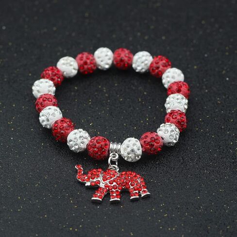 Sorority Paraphernalia Gift for Women Girls 1913 Greek Sorority Bracelet Red Elephant Charm Bracelet Sisterhood Graduation Jewelry in Kuwait