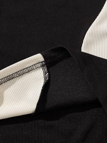 قميص بدون أكمام نسائي من Verdusa ذو ألوان متعددة ورقبة دائرية وبدون أكمام in Kuwait