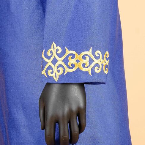 بدلة رجالية ملابس أفريقية Dashiki سترة وسروال مطرز 2 قطعة مجموعة Dashiki ملابس خارجية منديل لحفل الزفاف in Kuwait