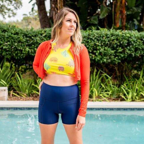 SwimZip Women's Halter Top Swim Suit UPF 50+ (Multiple Colors) in Kuwait
