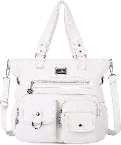 Angelkiss Purses and Handbag for Women Soft Leather Hobo Bags Satchel Shoulder Bags Ladies Tote Crossbody Bag in Kuwait