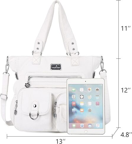 Angelkiss Purses and Handbag for Women Soft Leather Hobo Bags Satchel Shoulder Bags Ladies Tote Crossbody Bag in Kuwait