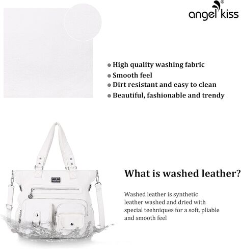 Angelkiss Purses and Handbag for Women Soft Leather Hobo Bags Satchel Shoulder Bags Ladies Tote Crossbody Bag in Kuwait