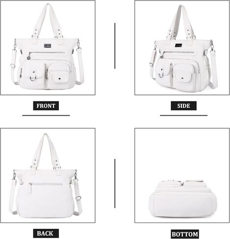 Angelkiss Purses and Handbag for Women Soft Leather Hobo Bags Satchel Shoulder Bags Ladies Tote Crossbody Bag in Kuwait